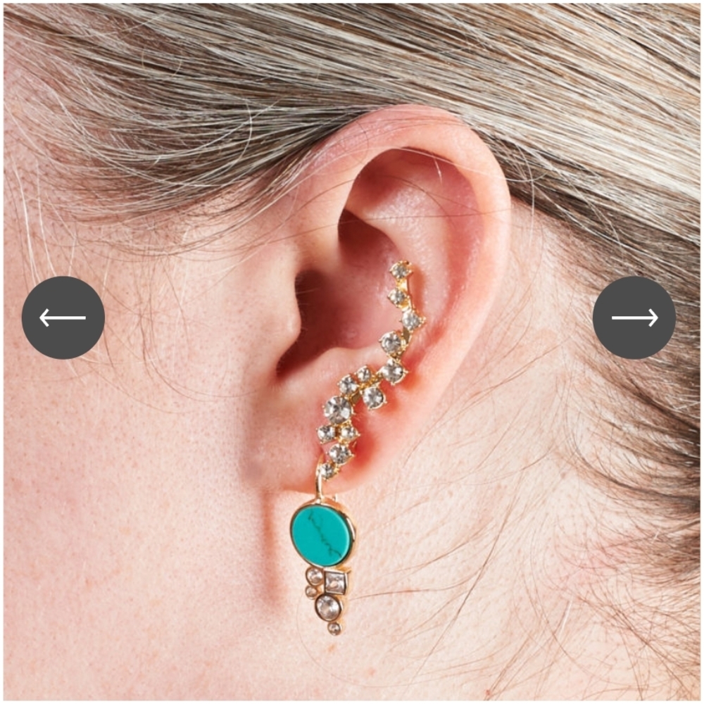 BaubleBar | Farah Ear Crawlers | NWT | Earrings